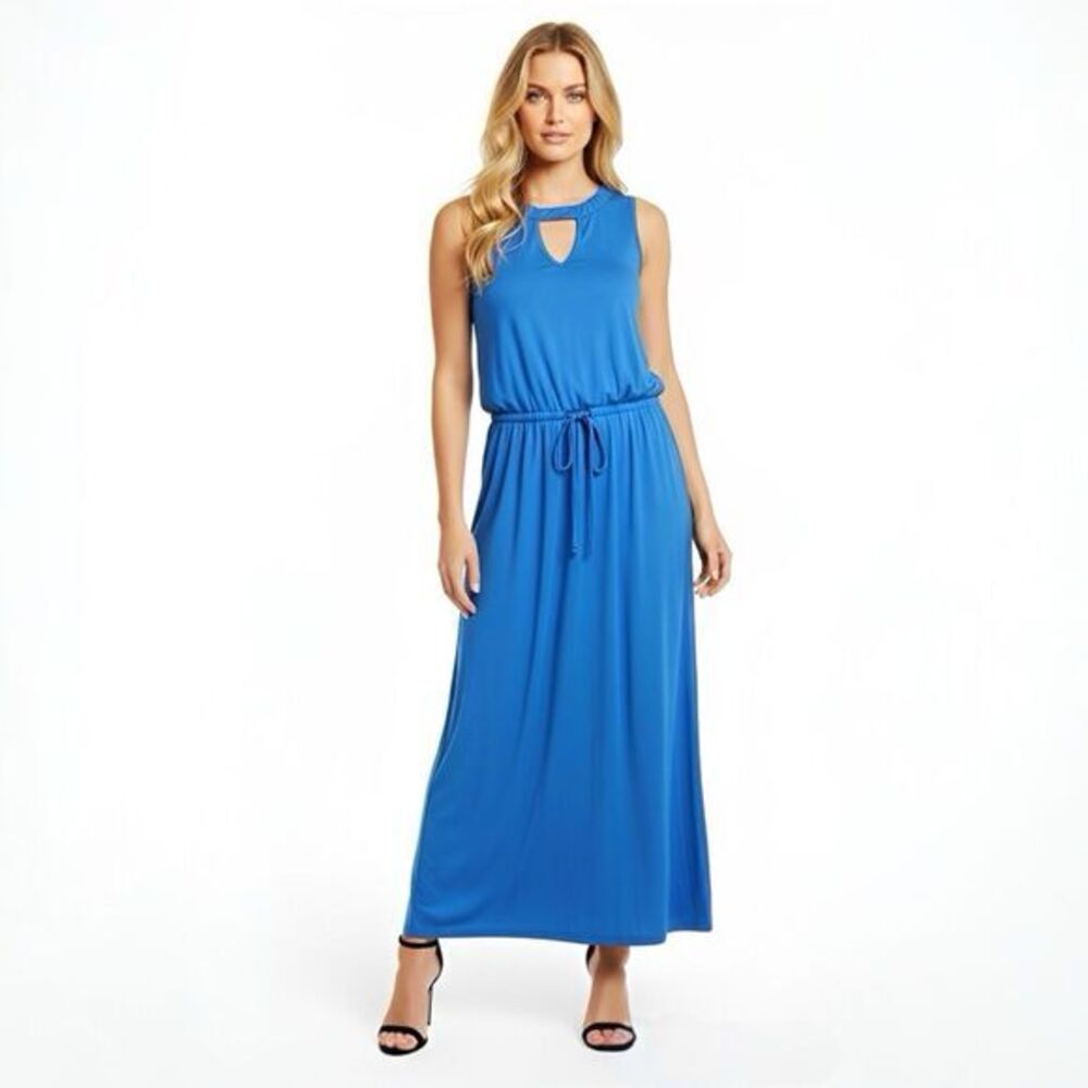 Merona Womens Dress Sz 2 Maxi Bohemian Boho Chic Coastal Summer Spring Casual